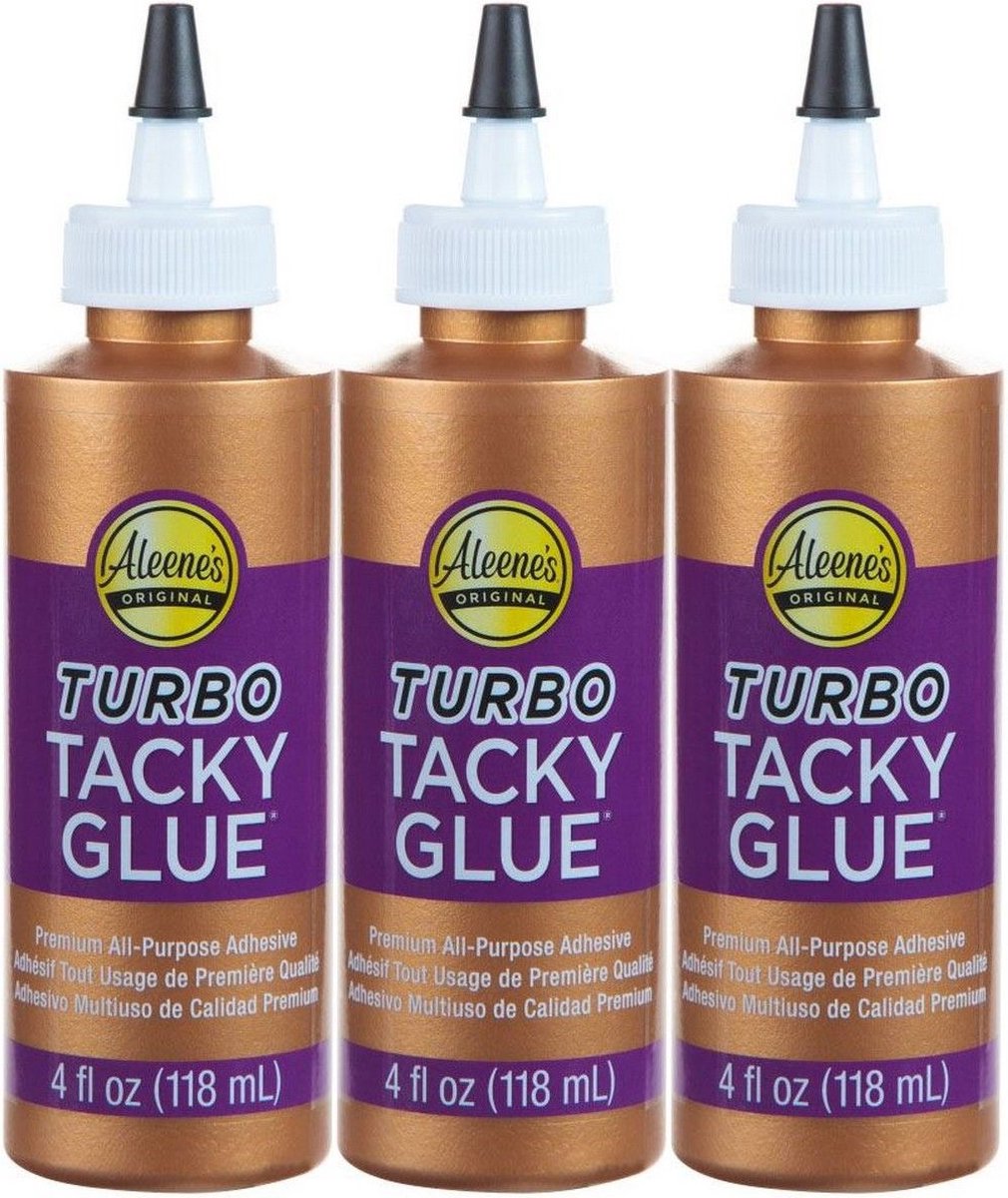 Aleenes Universeellijm - Tacky Glue - Turbo - 118ml - 3 stuks